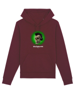 Craniu cu casti - skullphones 07 verde Hanorac Unisex Drummer