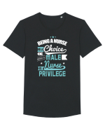 NURSE Tricou mânecă scurtă guler larg Bărbat Skater