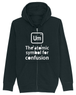 Um The Atomic Symbol for Confusion Hanorac cu fermoar Unisex Connector