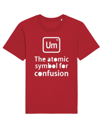 Um The Atomic Symbol for Confusion Red