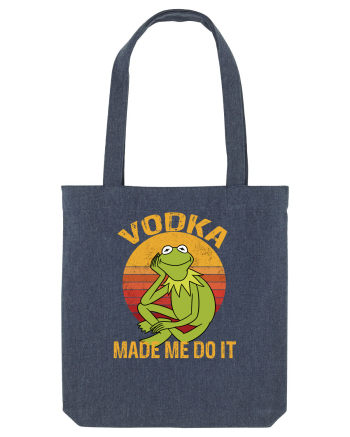 VODKA MADE ME DO IT KERMIT Midnight Blue