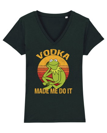 VODKA MADE ME DO IT KERMIT Black