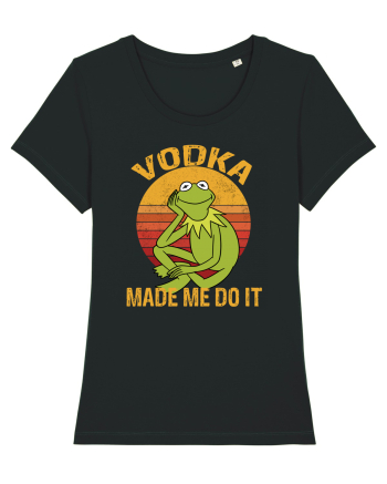 VODKA MADE ME DO IT KERMIT Black