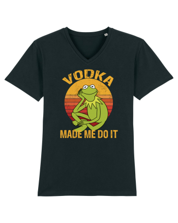VODKA MADE ME DO IT KERMIT Black