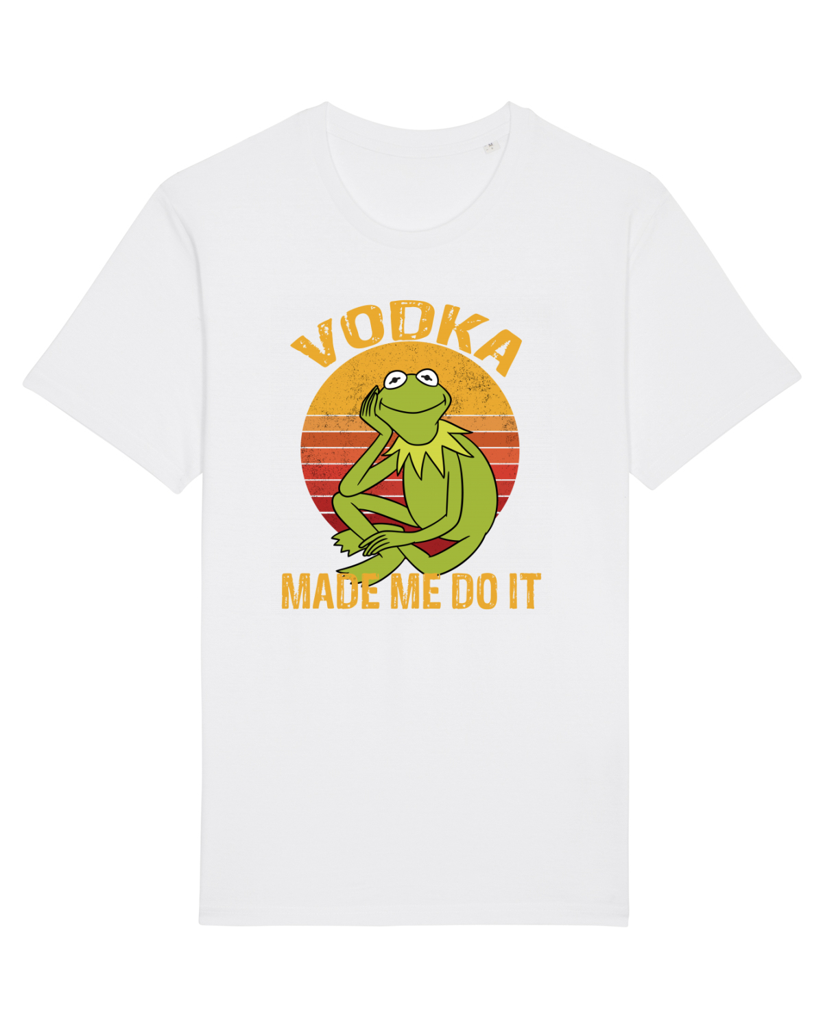 Tricou mânecă scurtă Unisex Rocker White