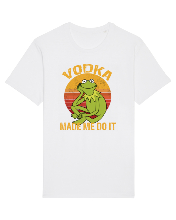 VODKA MADE ME DO IT KERMIT White