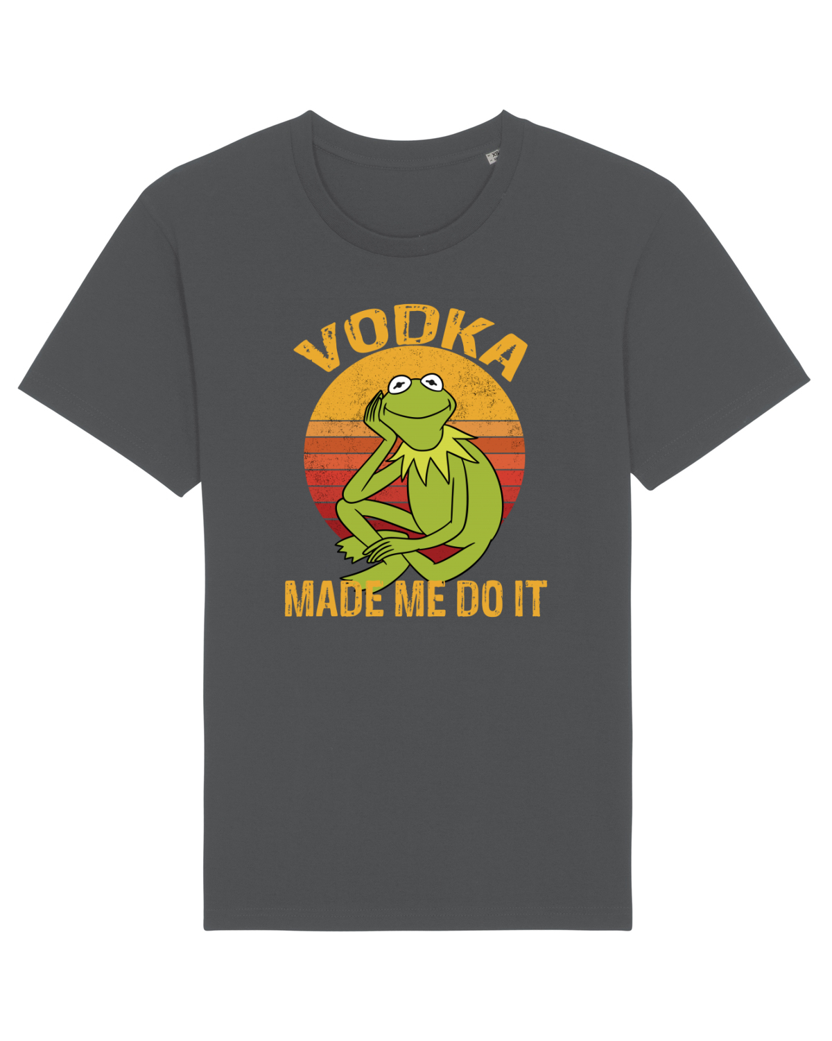 Tricou mânecă scurtă Unisex Rocker Anthracite