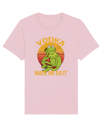 VODKA MADE ME DO IT KERMIT Cotton Pink