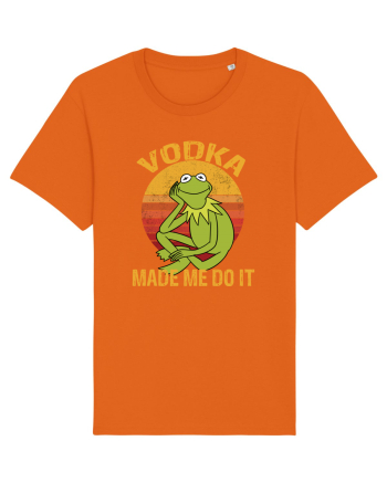 VODKA MADE ME DO IT KERMIT Bright Orange