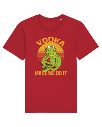 VODKA MADE ME DO IT KERMIT Red