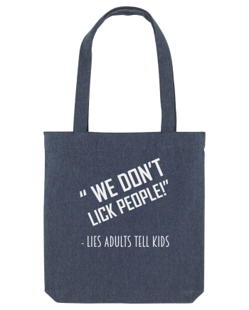 WE DON'T LICK PEOPLE Midnight Blue