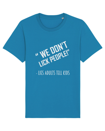 WE DON'T LICK PEOPLE Azur