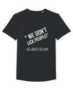 WE DON'T LICK PEOPLE Tricou mânecă scurtă guler larg Bărbat Skater