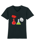 What's Wrong Tricou mânecă scurtă guler V Bărbat Presenter