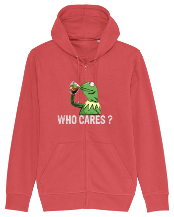 WHO CARES? Carmine Red