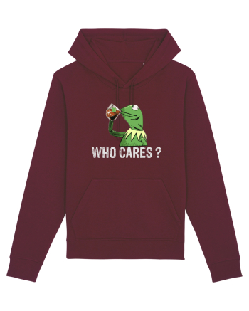 WHO CARES? Burgundy