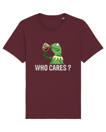 WHO CARES? Burgundy