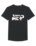 Why me? Tricou mânecă scurtă guler larg Bărbat Skater