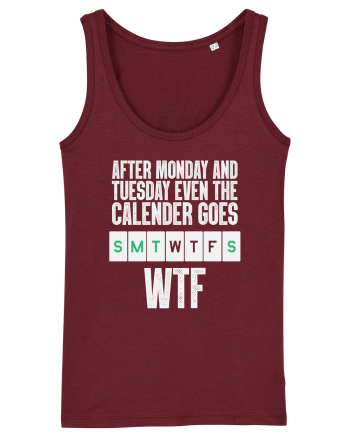 WTF Calender Burgundy