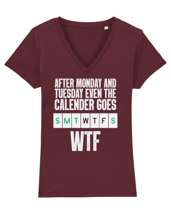 WTF Calender Burgundy