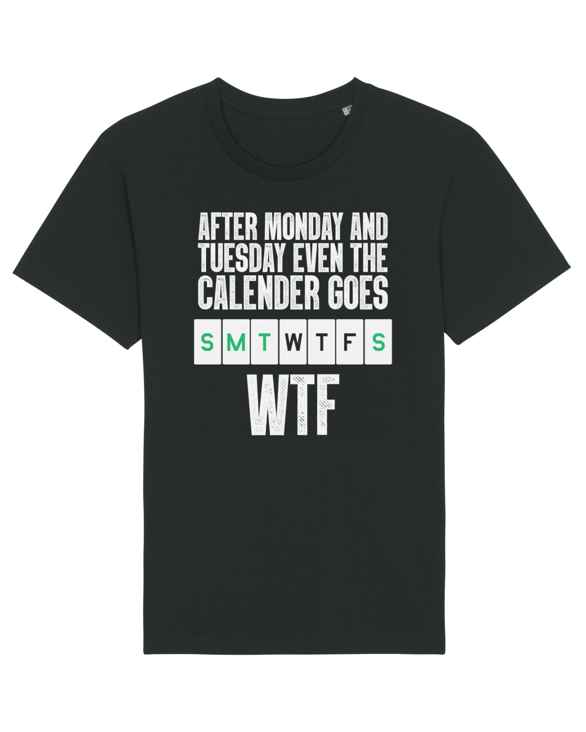 Tricou mânecă scurtă Unisex Rocker Black
