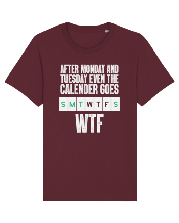 WTF Calender Burgundy
