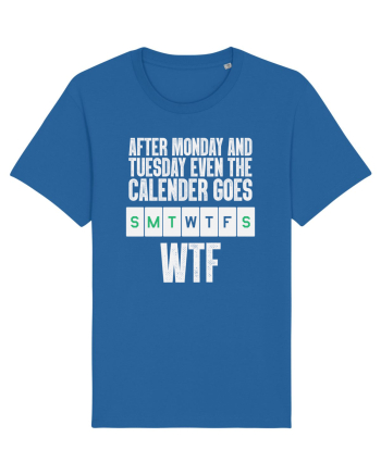 WTF Calender Royal Blue