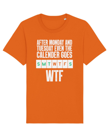 WTF Calender Bright Orange
