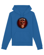Craniu roșu - skull red 03 black Hanorac Unisex Drummer