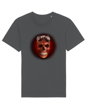 Craniu roșu - skull red 03 black Anthracite