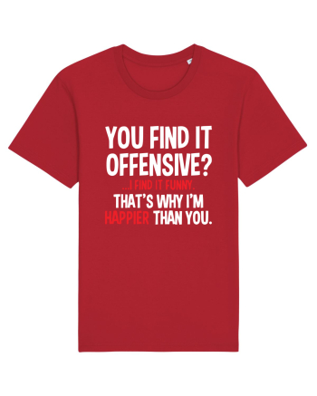 You Find It Offensive? I Find It Funny Red