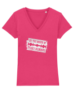 Razor P. Blinders Tricou mânecă scurtă guler V Damă Evoker