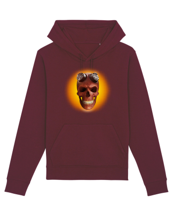 Craniu roșu - skull red 03 yellow Burgundy