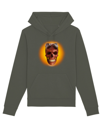 Craniu roșu - skull red 03 yellow Khaki