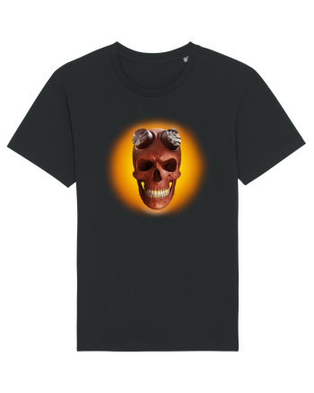 Craniu roșu - skull red 03 yellow Black