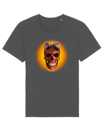 Craniu roșu - skull red 03 yellow Anthracite