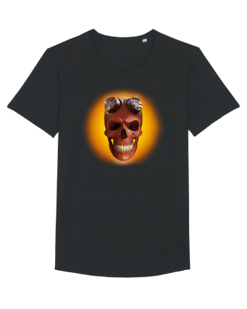 Craniu roșu - skull red 03 yellow Black