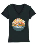 Live Wild Tricou mânecă scurtă guler V Damă Evoker