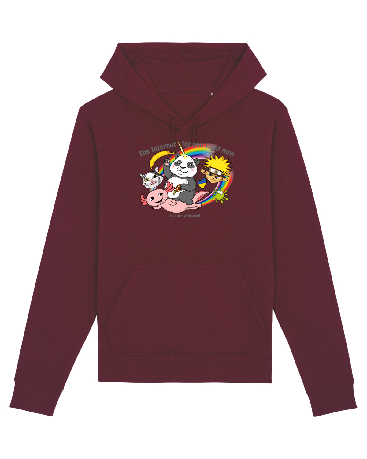 Hanorac Unisex Drummer Burgundy