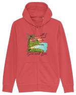 De vara: All I need is sea and love Hanorac cu fermoar Unisex Connector