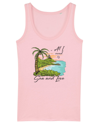 De vara: All I need is sea and love Cotton Pink
