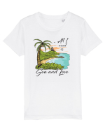 De vara: All I need is sea and love Tricou mânecă scurtă  Copii Mini Creator