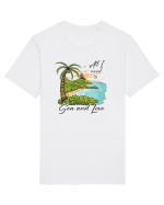 De vara: All I need is sea and love Tricou mânecă scurtă Unisex Rocker