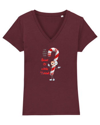 Like candy cane - sweet & twisted 2 Burgundy