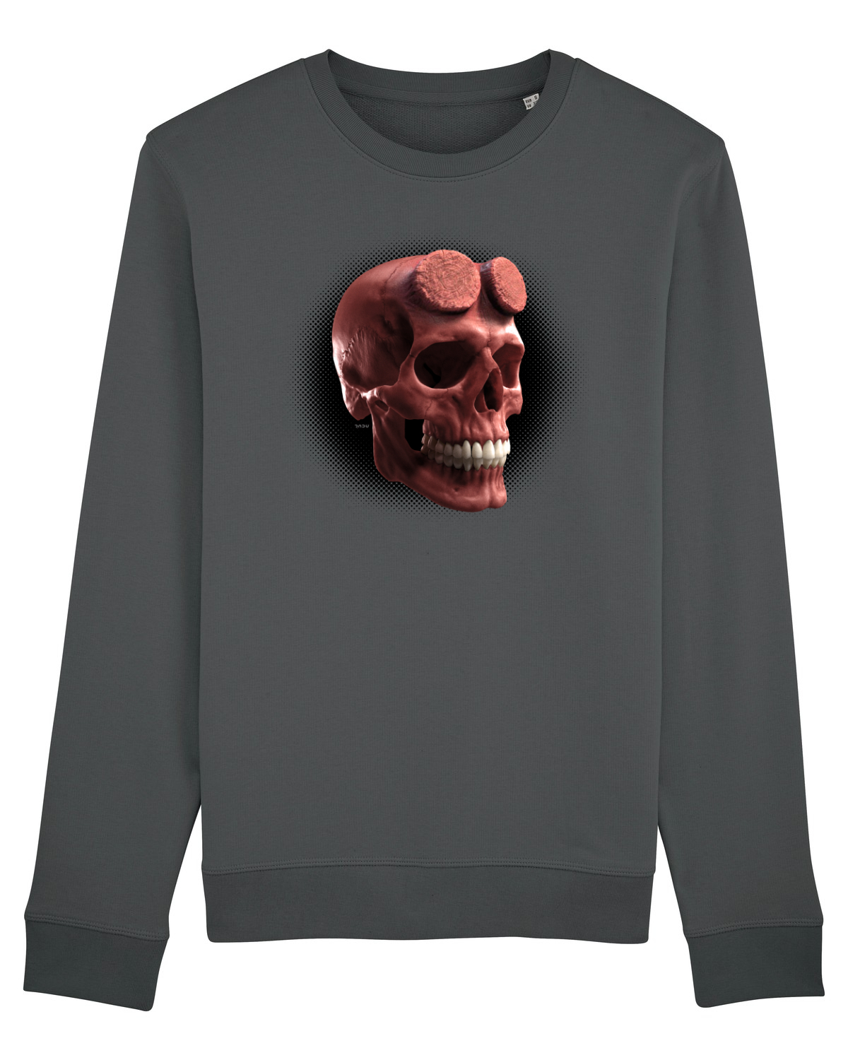 Bluză mânecă lungă Unisex Rise Anthracite