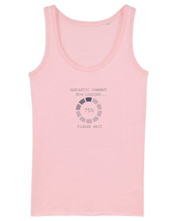 Sarcastic comment ...now loading / Comentariu sarcastic Cotton Pink
