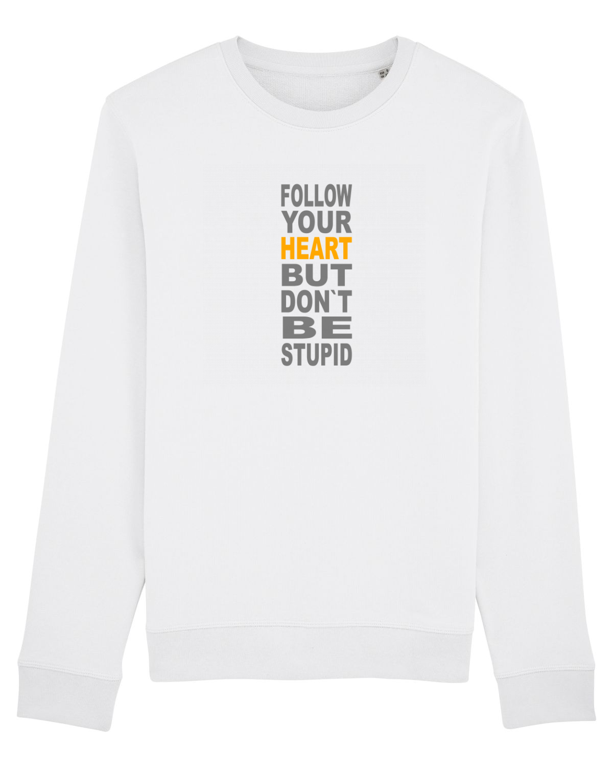 Bluză mânecă lungă Unisex Rise White