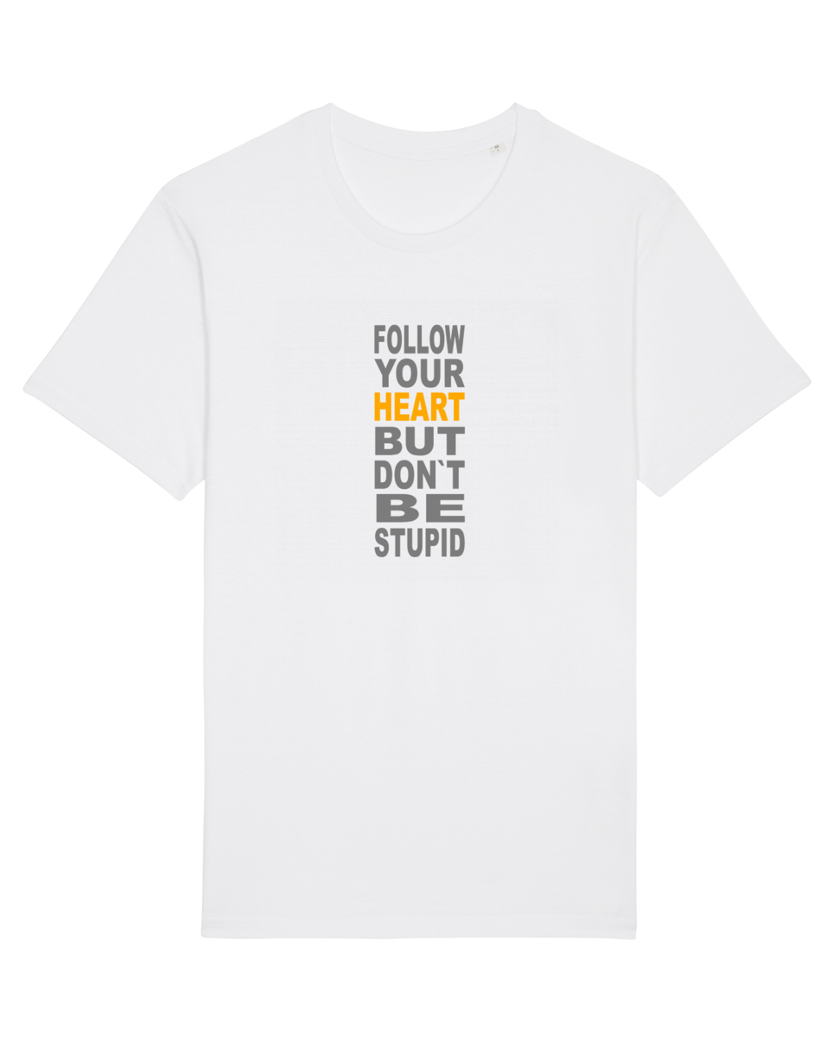 Tricou mânecă scurtă Unisex Rocker White