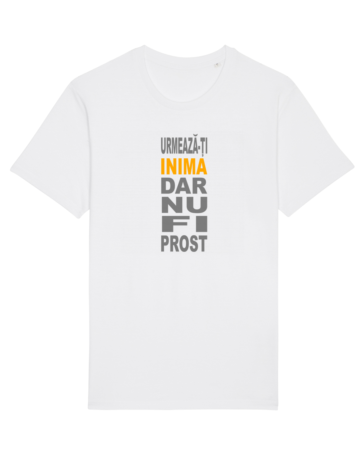 Tricou mânecă scurtă Unisex Rocker White