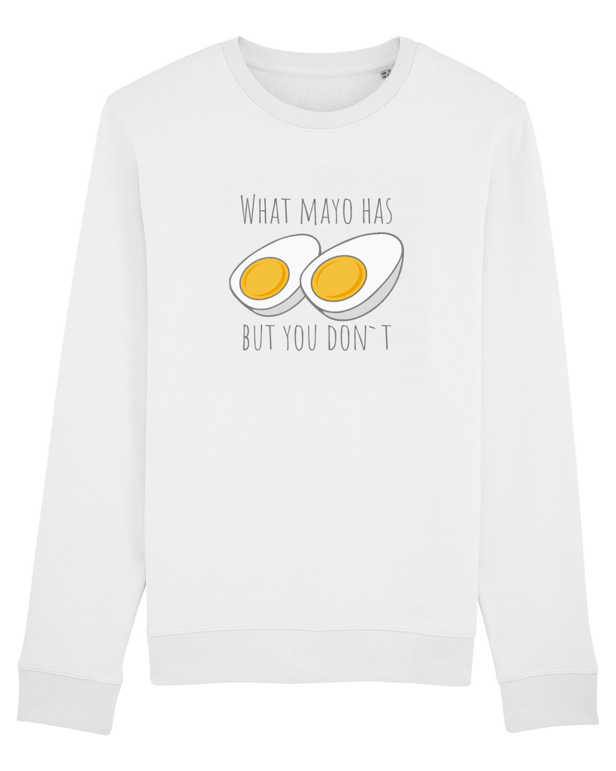 Bluză mânecă lungă Unisex Rise White